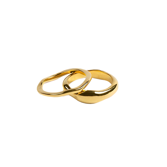 Driftwood Duo Rings