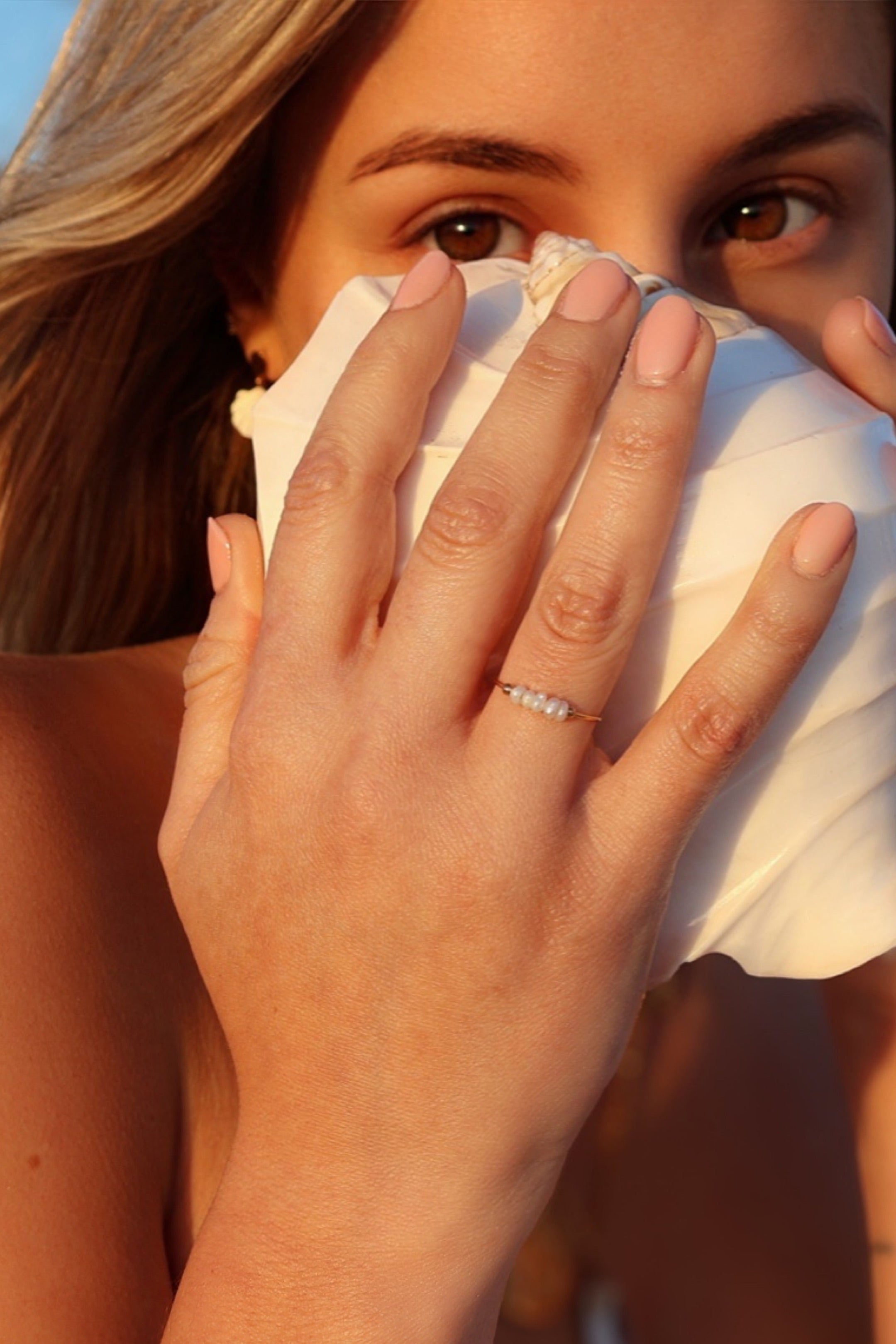 Palma Petit Pearl Ring