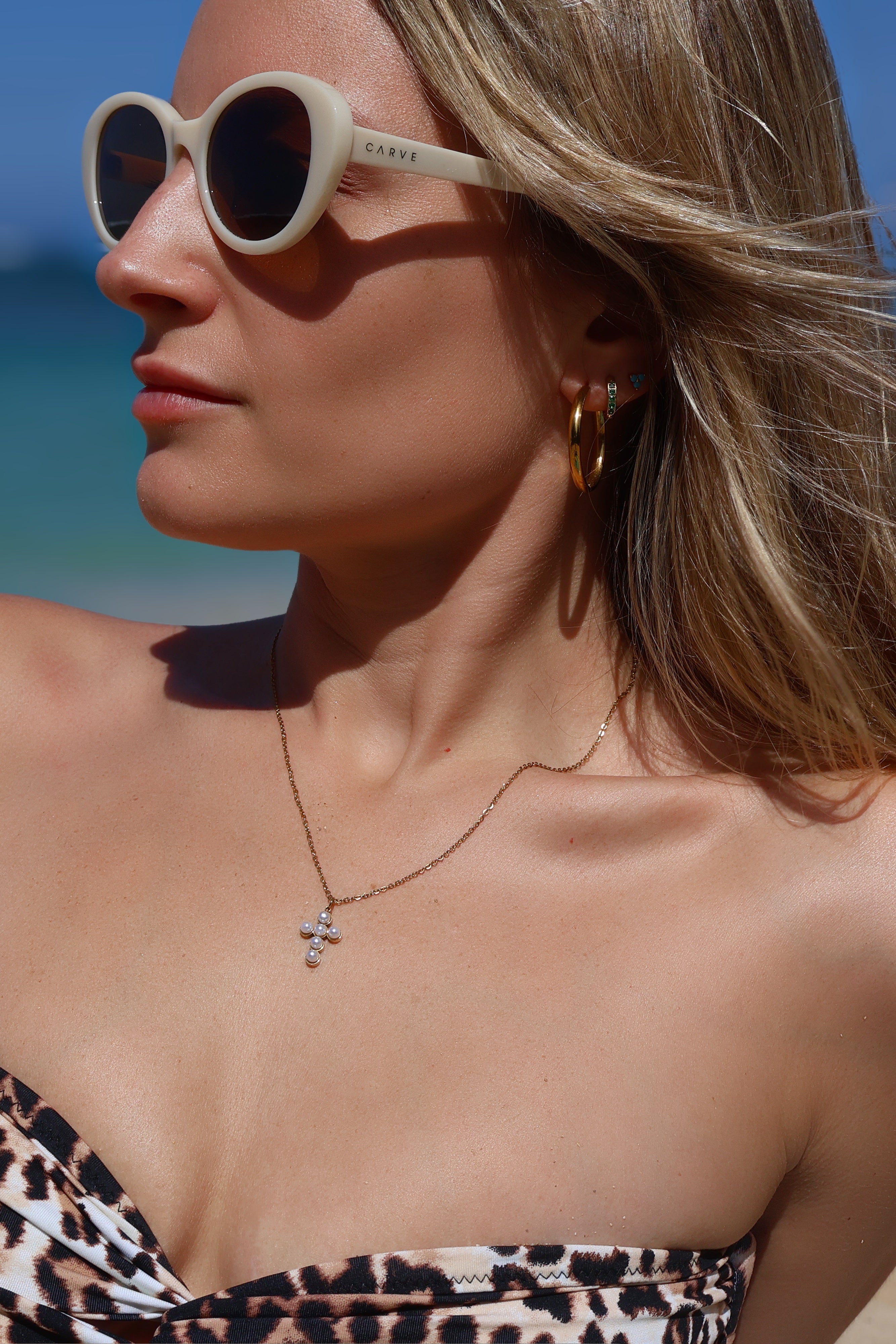 Catalina Cross Necklace