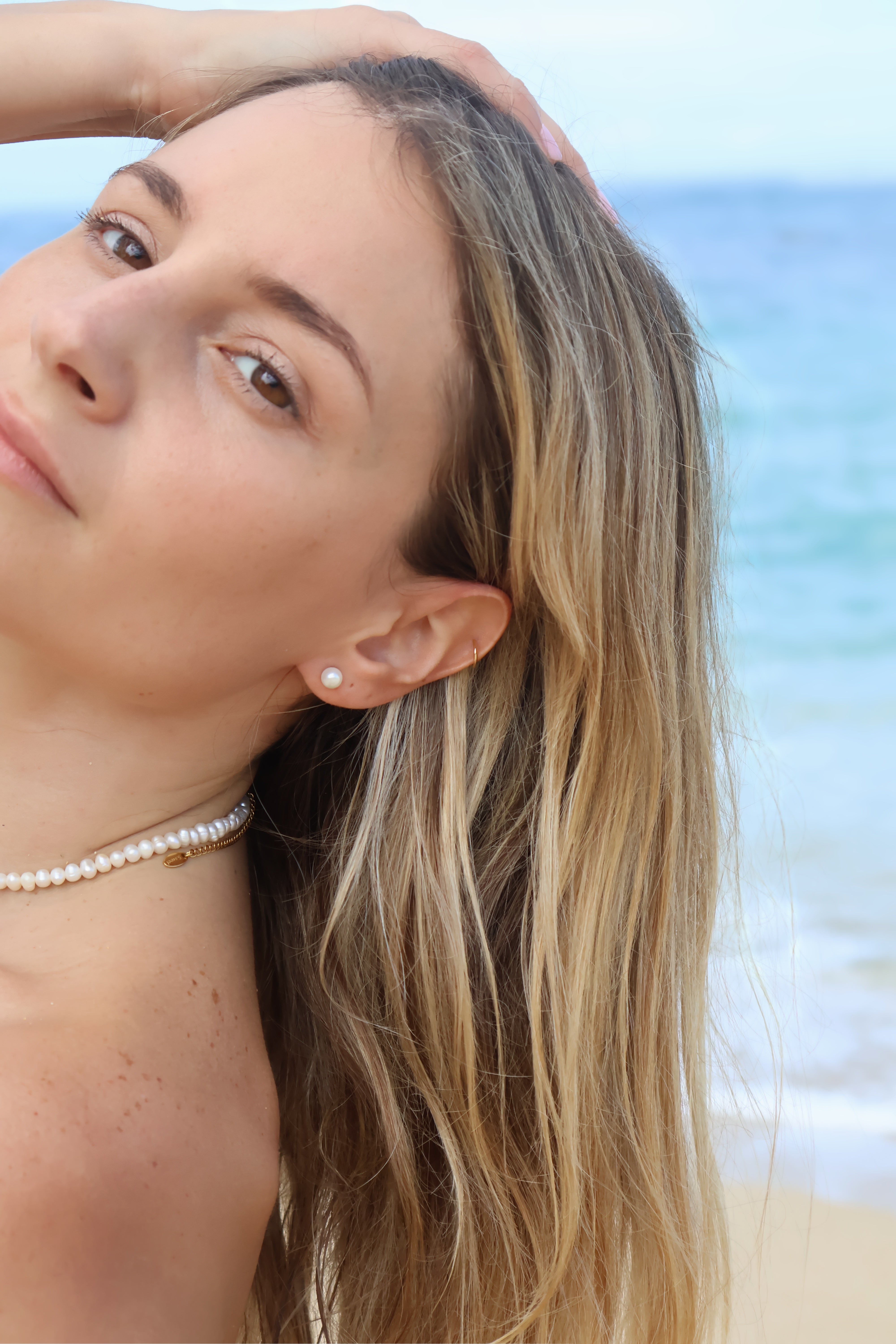 Sophie Pearl Stud Earrings