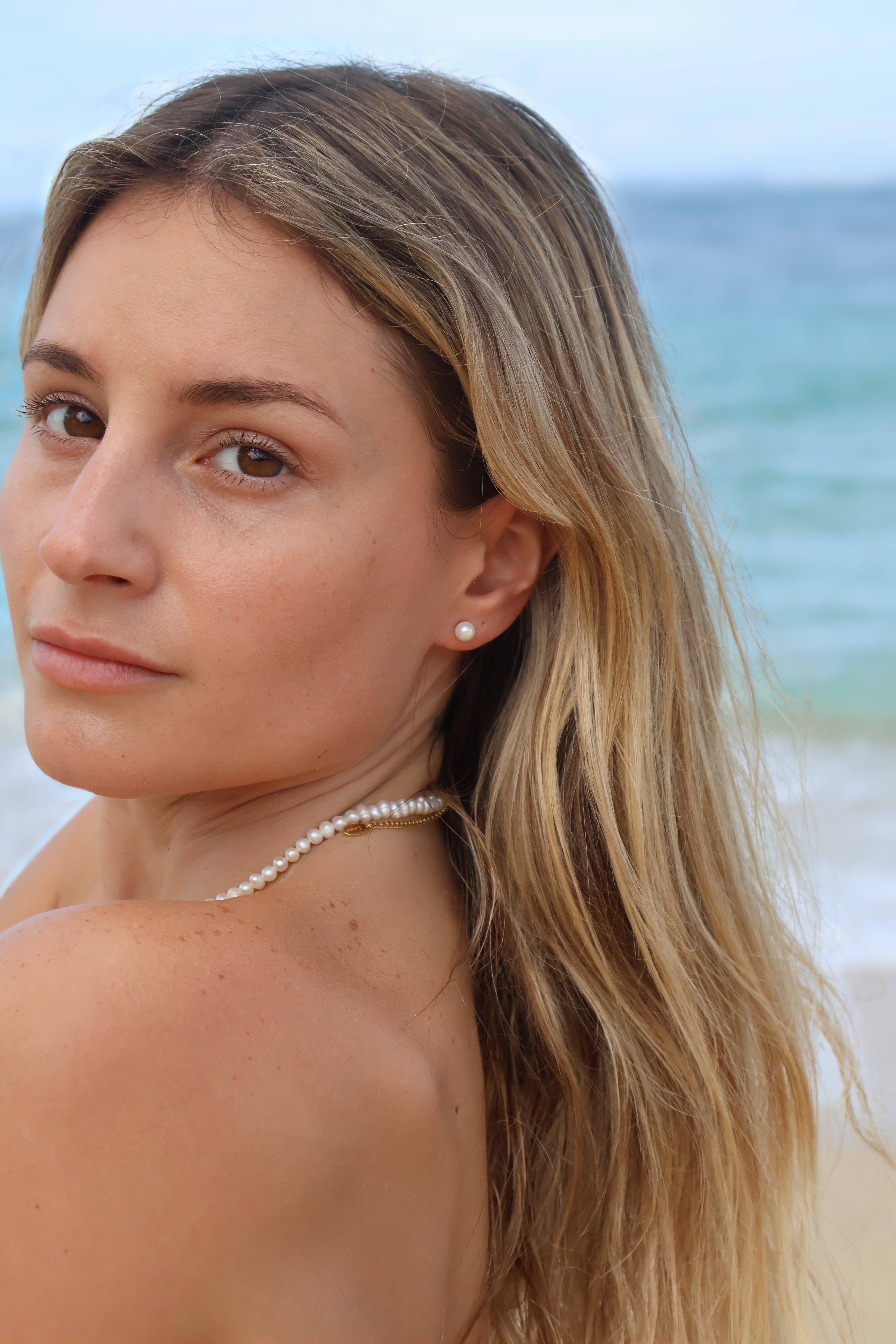 Sophie Pearl Stud Earrings