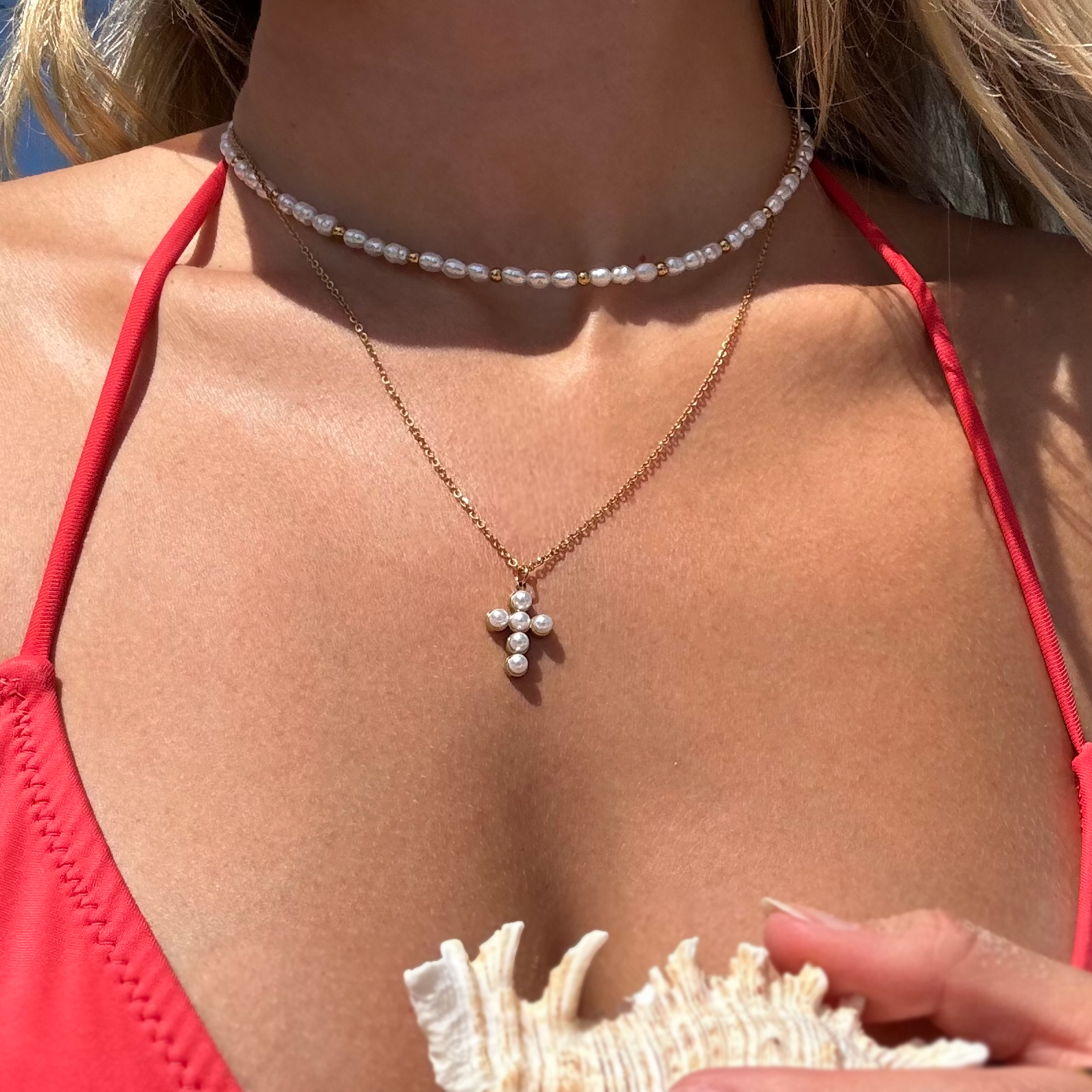 Catalina Cross Necklace