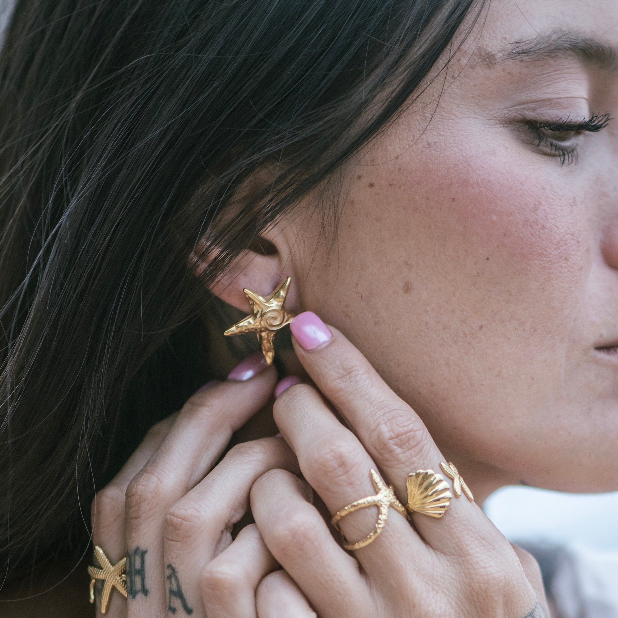 Whirlpool Stud Earrings