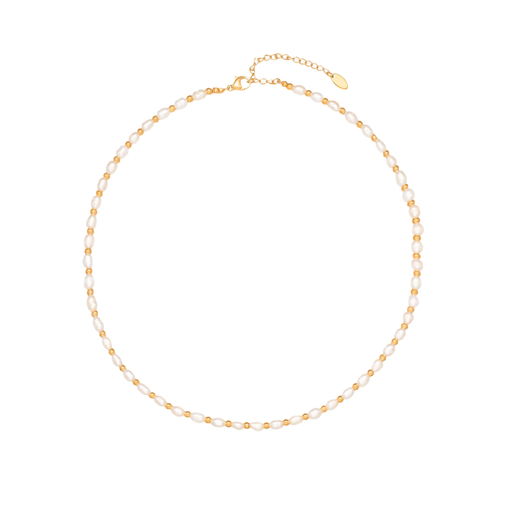 Bali Wave Pearl Necklace