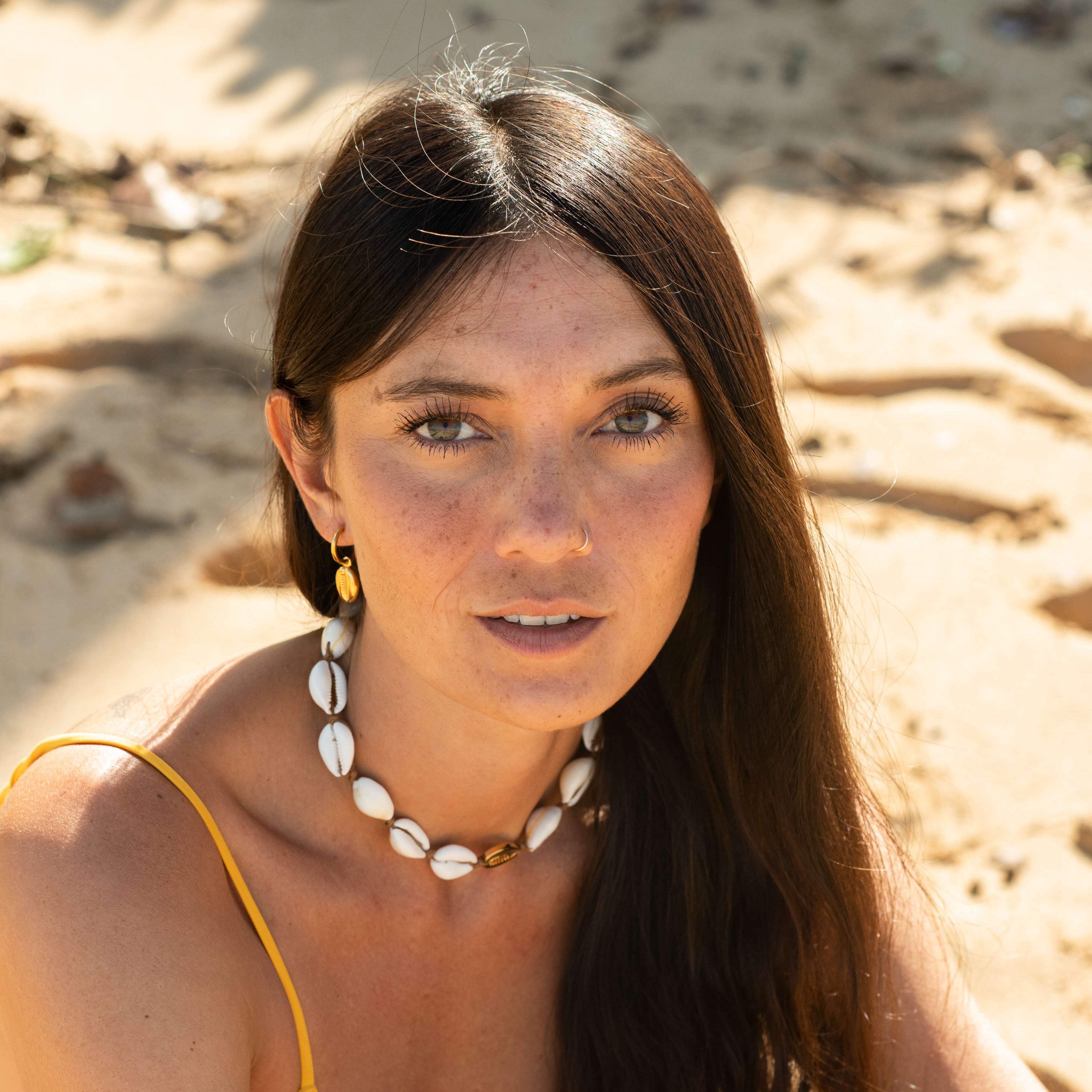 Aloha Cowrie Chocker Necklace