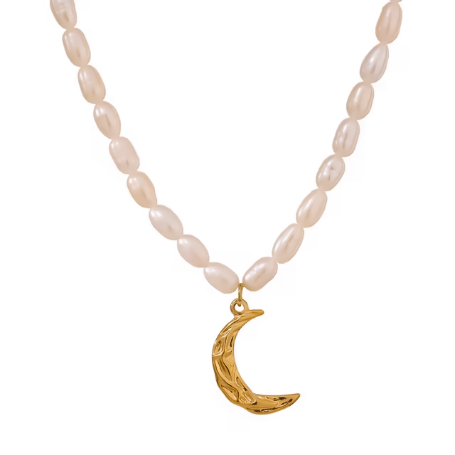 La Luna Perla Necklace