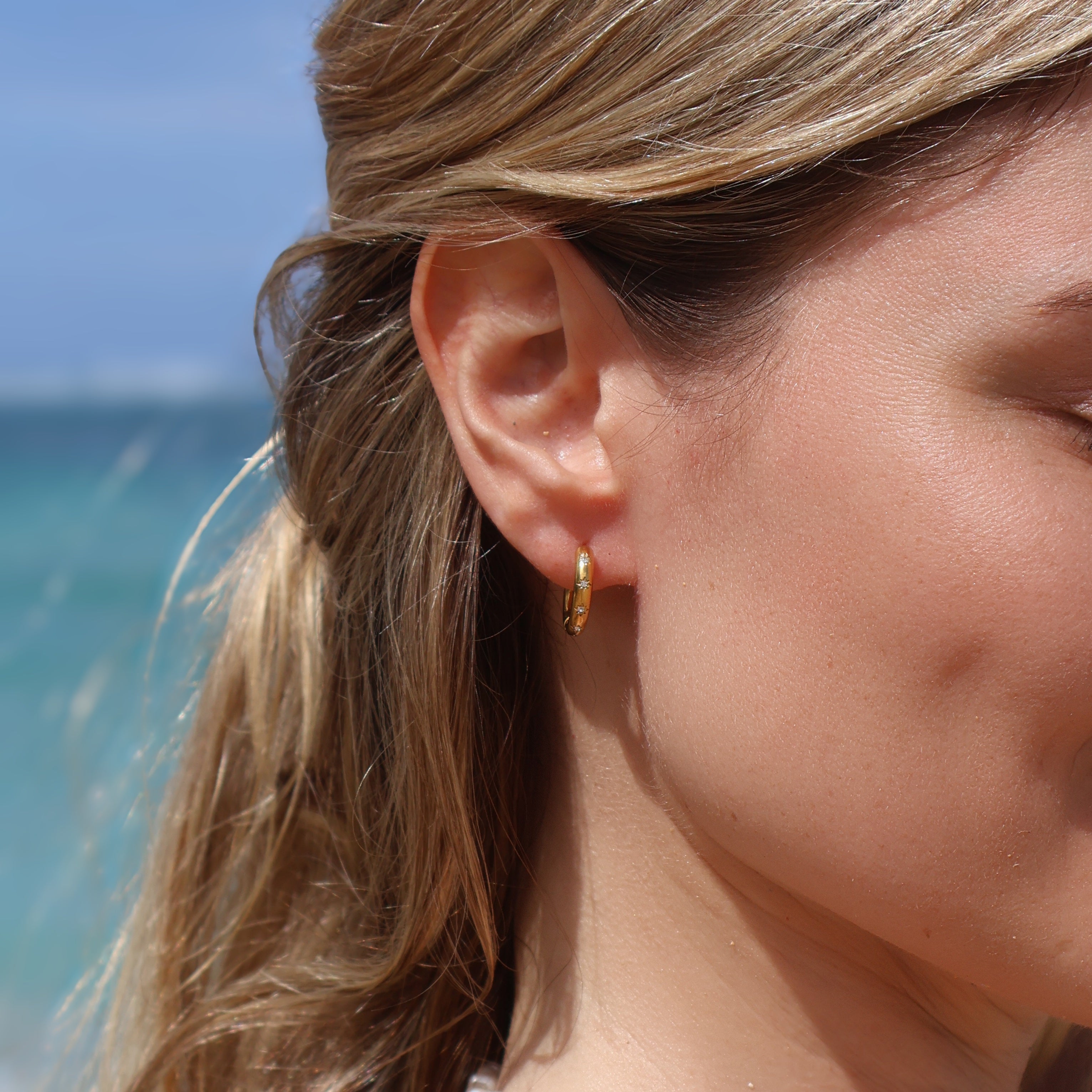 Cielo Hoop Earrings